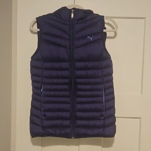 Puma Dark Blue Quilted Vest